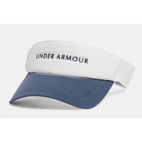 Under Armour Men's UA Launch Visor 1383479-114 White Quartz/Downpour Gray OSFM