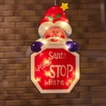 thumbnail image 2 of De Papá Noel De Navidad Con Ventosa, Decoración Colgante, Luces Colgantes De Ventana De Navidad, Colgante Para Decoración De Fiesta De Navidad Speravity HA040435-01, 2 of 6