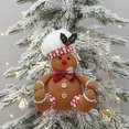 thumbnail image 1 of Colgante de árbol de Navidad XUQIANG muñeco de hombre de pan de jengibre, 1 of 5
