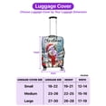 thumbnail image 5 of Merry Christmas Alaskan Malamute Enjoys Woofmas Winter Xmas Holiday Travel Luggage Cover Alaska Mal Dog Lovers Gifts Suitcase Dust Protective Decor - 02022, 5 of 5