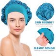 thumbnail image 5 of Zcyifa sleep cap 2pcs Nightcap Sleeping Hair Care Bouffant Elastic Bonnet Hat, 5 of 11