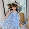 thumbnail image 2 of Girls Special Occasion Dresses Party Summer Sleeveless Flower Print Casual Sweet Comfortable Easter Dresses for Girls, 2 of 6