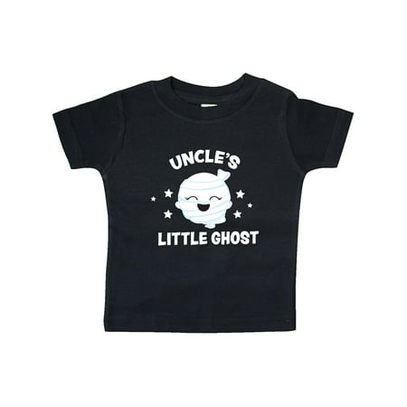 

Inktastic Cute Uncle s Little Ghost with Stars Gift Baby Girl T-Shirt