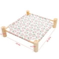 thumbnail image 3 of PUMYPOREITY Wooden Pet Hammock Bed, Dog Kennel Puppy Camp Bed, Wood Removable and Washable Cat Bed, Natural Wooden Pet Sleeping Bed, 3 of 7