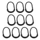 thumbnail image 4 of 10 cremalleras en U, extensor de cremallera, repuesto para ropa, mochilas, bolsas de viaje, Negro, 4 of 9