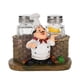 thumbnail image 2 of Estatua de chef Figura de chef, Estatua de chef linda Estatua de chef de sal Decoración Figura de chef Adorno Probado profesionalmente, 2 of 13