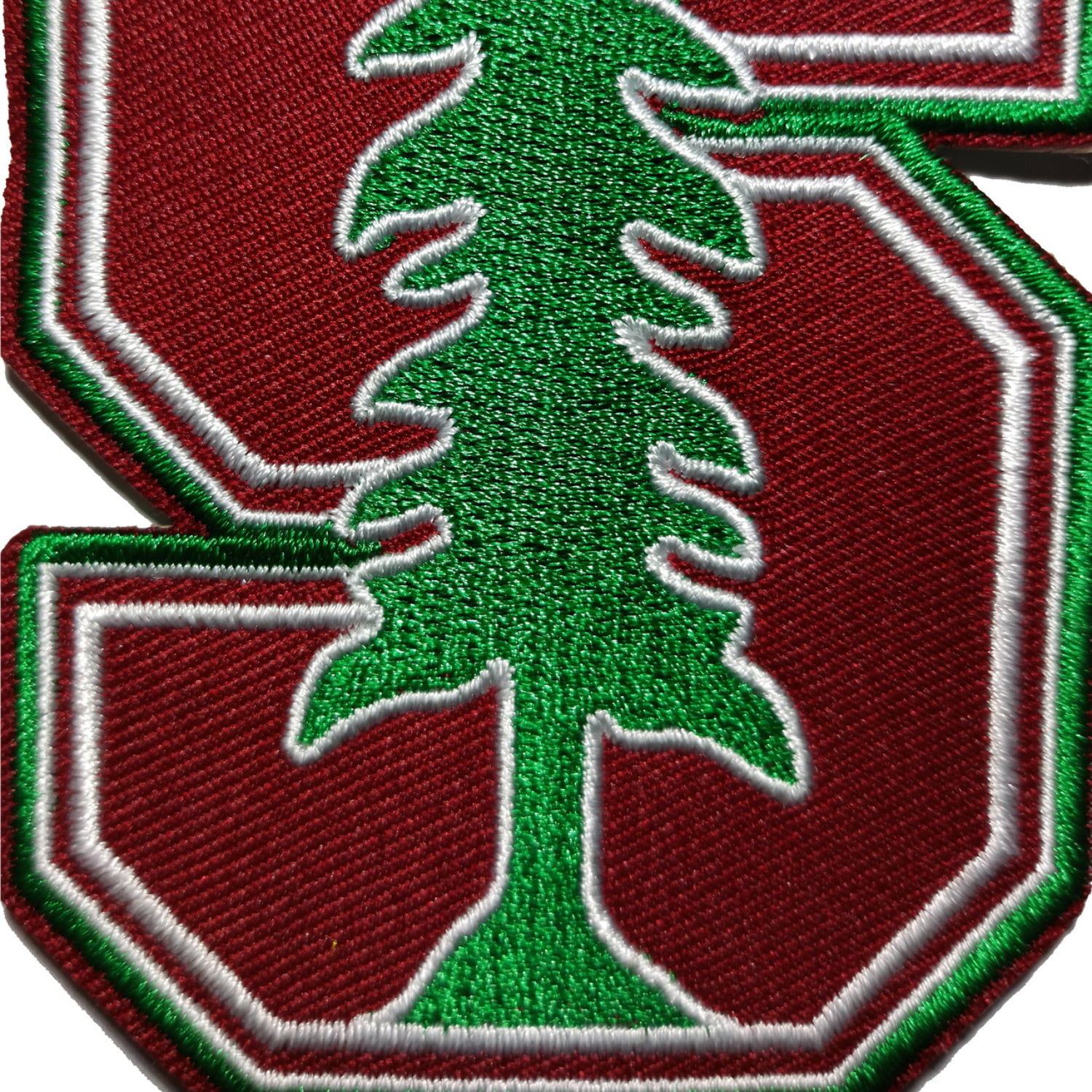 Big 5 By 8 Stanford University Tree Logo Iron On Patch-NEW 