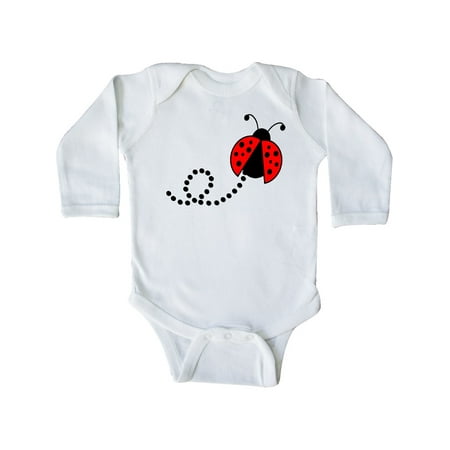 

Inktastic Cute Red Ladybug Gift Baby Boy or Baby Girl Long Sleeve Bodysuit