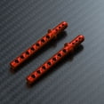 thumbnail image 3 of Vogacara 2x soporte de carcasa de cuerpo de aleación de aluminio para AXIAL 1/10 ROCK RACER 90026 Hop-ups pieza de mejora pieza de control Kits de construcción modelo Rojo, 3 of 5