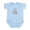 Sky Blue, variant on CafePress - Nonno's Little Angel Infant Bodysuit - Baby Light Bodysuit, Size Newborn - 24 Months
