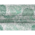 thumbnail image 5 of oneOone Velvet Dusty Teal Green Fabric Leaves Craft Projects Decor Fabric Printed By The Yard 58 Inch Wide, 5 of 7