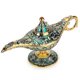 thumbnail image 1 of Decorative ornaments-1pcs-gold edge light blue, 1 of 5