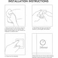 thumbnail image 4 of Support pour Serviette à Main Anneau pour Serviette à Main, Porte-Serviette Autocollant de 14 Pouces Sans Perçage Anneau pour Serviette en Acier Inoxydable, 4 of 4