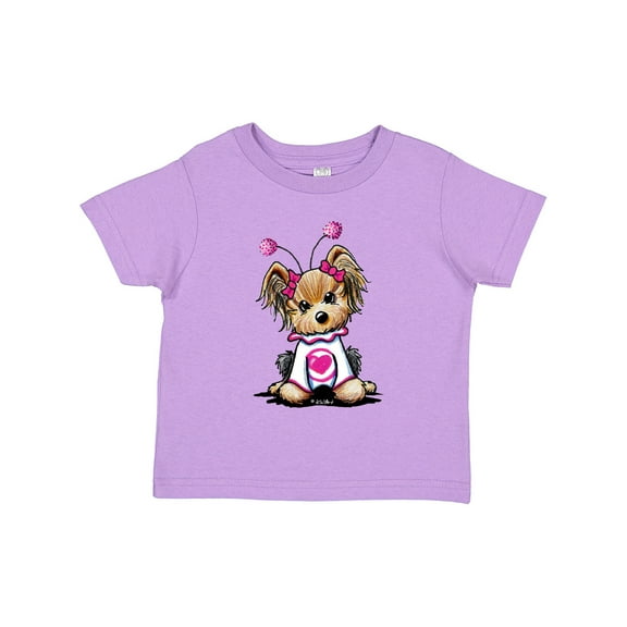 Inktastic Love Bug Yorkie Boys or Girls Toddler T-Shirt