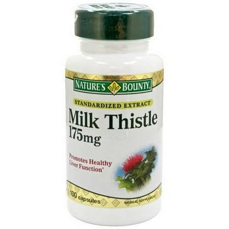 Nature's Bounty Milk Thistle 175mg, 100 CT (Pack of 3)