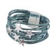 thumbnail image 5 of Pulsera tipo brazalete para niña, pulsera apilable, artículos para fiestas, multifuncional . Azul, 5 of 8