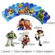thumbnail image 1 of Suministros de fiesta de Toy Story de cartón, vajilla desechable, plato de papel, taza de globo, mantel para niños, decoraciones para fiesta de cumpleaños, 1 of 4