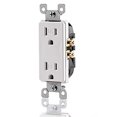 thumbnail image 1 of 052-7292-8 - ELECTRICAL RECEPTACLE 2POS 15A 125V DECORA INSERT FOR WALLPLATE (10 pcs/pkg), 1 of 1