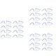 thumbnail image 1 of 8 Pairs Safety Eye Glasses Side, Slip on Clear Side Shield, 1 of 5