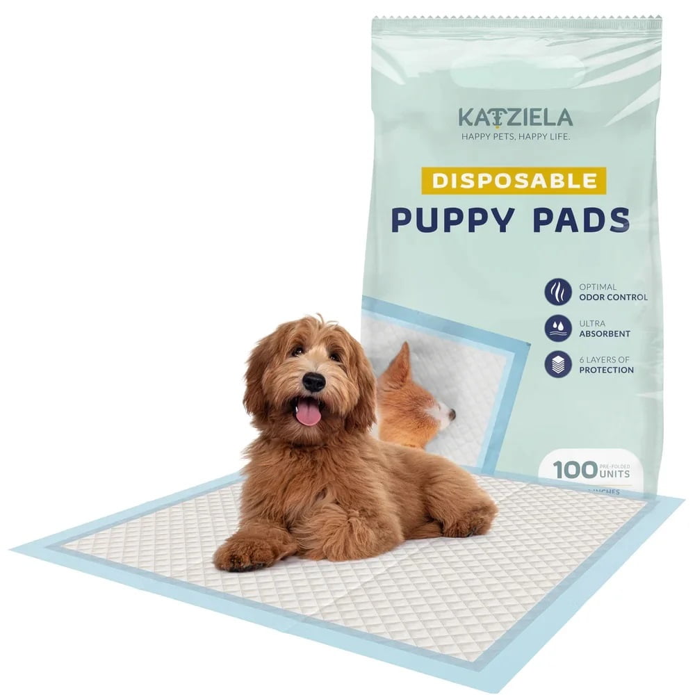 Katziela Washable Pee Pads, Waterproof Reusable Dog Pee Pads for Potty Training