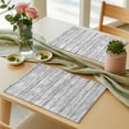 thumbnail image 6 of Grey Forest Placemats for Dinning Table Set of 4,Gray Tree Oil Painting Contemporary Abstract Art Burlap Kitchen Place Mats Waterproof Cloth Table Mats,Indoor Outdoor Placemats Dinner Decor, 6 of 8