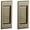 Black, variant on Baldwin Pd006.Pass Santa Monica Passage Pocket Door Set - Brass