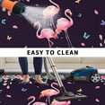 thumbnail image 4 of Pink Flamingo Outdoor Rug 3x5 Ft, Non Slip Washable Area Rug, Green Summer Tropical Botanical Black Patio Rugs Carpet Runner, Large Floor Mat for Indoor/Outdoor Deck Porch Camping, 4 of 8