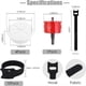 thumbnail image 3 of Paquete de 4 Correctores de Cables para TV Montado en la Pared, Corrector de Cables de Pared para TV de 2-3/8 Pulgadas (Orificio de 60 Mm), Kit de Gestión de Cables de Pared, 3 of 5