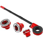 Large Hand Die Ratcheting Pipe Thread Threader Tool Ratchet Threading Kit Set