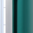 thumbnail image 6 of Yakamok Grommet Light Blocking Teal Ombre Curtains,Room Darkening Window Drapes for Bedroom/Living Room, 52x72 inches, 2 Panels, 6 of 7
