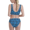 thumbnail image 5 of High Waisted Bikini Sets For Women, Colours Starfish Swimsuits Tummy Control, Two Pieces Bathing Suit, 5 of 8