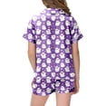 thumbnail image 4 of 4-5 Years Tween Halloween Sports Two Piece Cape And Pants Set Halloween Pajamas Girls Pajamas, 4 of 5