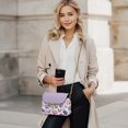 thumbnail image 2 of Pzuqiu Butterfly Floral Crossbody Leather Bags Women Metal Chain Strap Trendy Quilted Crossbody Purse for Women Exquisite Practical Leather Quilted Shoulder Bag for Daily Life, 2 of 7