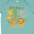 thumbnail image 4 of Inktastic First Birthday Safari Jungle Animals Boys or Girls Baby Bodysuit, 4 of 5