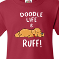 thumbnail image 4 of Inktastic Doodle Life is Ruff Golden Doodle Youth T-Shirt, 4 of 5