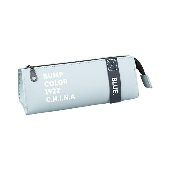 JeashCHAT PU Leather Pencil Case Big Capacity Pencil Pouch Pen Bag with Zipper Closure, Stationery Organizer for Adult Office Supplies