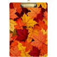 thumbnail image 2 of FMSHPON Thanksgiving Vintage Red Bright Maple Clipboard Hardboard Wood Nursing Clip Board and Pull for Standard A4 Letter 13x9 inches, 2 of 5