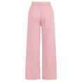 thumbnail image 7 of Girls Corduroy Wide Leg Pants with Pockets Vintage Baggy Pants High Waist Trousers for Girls Pink School Pants for Girls Kids Preppy Clothes 11-12 Years, 7 of 7