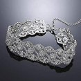 thumbnail image 2 of Collier Ras du Cou en Strass Bijoux Collier Ajustable Colliers Ras du Cou en Argent pour Femmes et Filles, 2 of 3