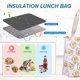 thumbnail image 5 of Bolsa de almuerzo iknoe, 9 L, plegable, aislante, para tortilla, 5 of 5
