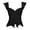 L04-Black, variant on Womens Blouses Ladies Tops Ruffle Shirts Flutter Sleeves Shirt Everyday Solid Color Peplum Top Summer Fashion Clothes