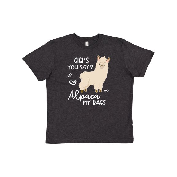Inktastic Gigi's You Say Alpaca My Bags Youth T-Shirt