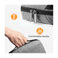 thumbnail image 6 of Travel Electronic Storage Bag Data Cable Charger Mobile Power Cable 3C Accessories Storage Bag Grey polyester, 6 of 7