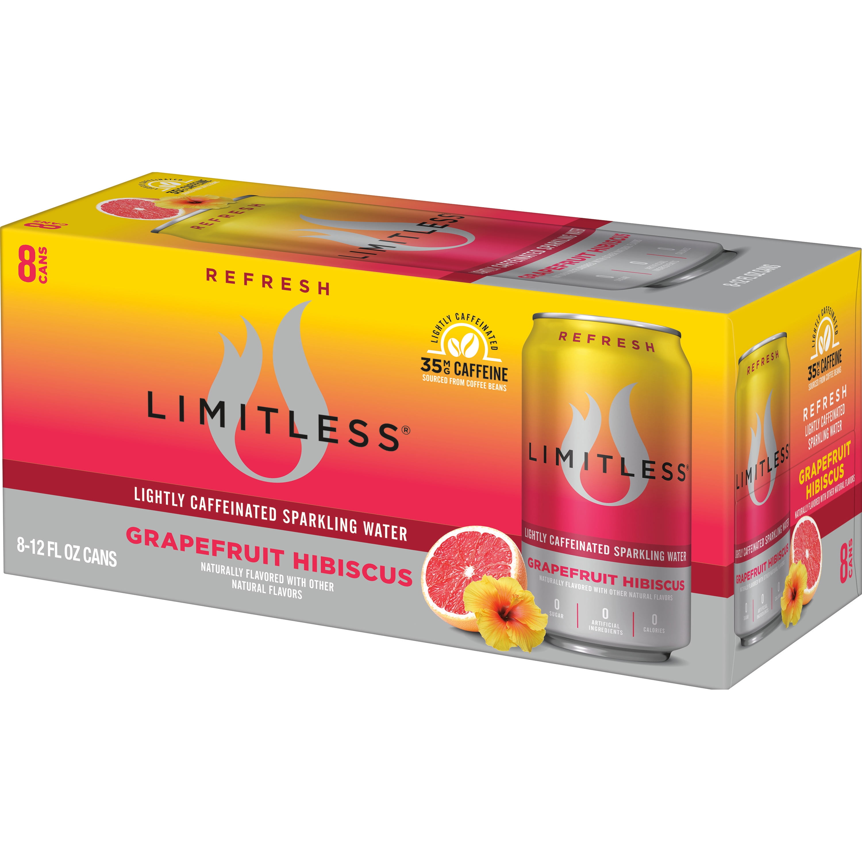 LIMITLESS Refresh Lightly Caffeinated Grapefruit Hibiscus
