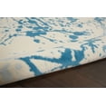 thumbnail image 5 of Nourison Bliss Modern Botanical Ivory/Blue 5'3" x 7'3" Area Rug, (5' x 7'), 5 of 6