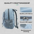 thumbnail image 4 of WATERFLY Unisex 12L Small Drawstring Lightweight Travel Hiking Backpack Daypack,Blue, 4 of 7