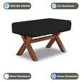 thumbnail image 3 of COVERS&ALL Foosball Table Cover 18 Oz Waterproof - 100% Weather Resistant Outdoor Game Table Cover with Elastic at 4 Sides (63"W x 45"D x 19.7"H, Black), 3 of 6