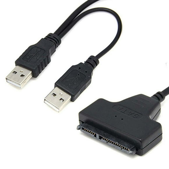 Opolski USB 2.0 SATA 7+15 22Pin to USB 2.0 Adapter Cable for 2.5 HDD Laptop Hard Drive