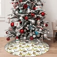 thumbnail image 5 of Sikiie Wild West Western 30-48 inches {designName} Print Christmas Tree Skirt Snowman Xmas Tree Skirt with Edge Christmas Decorations for Holiday Party-36", 5 of 7