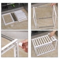 thumbnail image 4 of Étagère de Rangement sous l'Évier, Organisateur sous l'Évier Rétractable en Acier Inoxydable pour Cuisine, 4 of 7